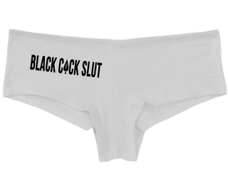Black Cock Slut - Queen of Spades - White Boy Short
