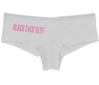 Black Cock Slut - Queen of Spades - White Boy Short
