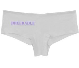 Breedable - White Boy Short