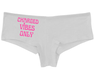 Charged Vibes Only - White Boy Short