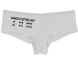 Chances Of Getting Lucky - More Wine - White Boy Short