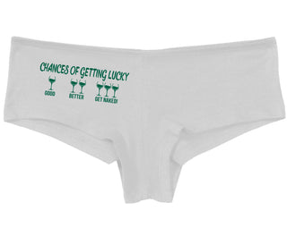Chances Of Getting Lucky - More Wine - White Boy Short