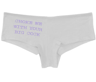 Choke Me With Your Big Cock - White Boy Short