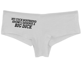 My Cuck Boyfriend Knows I Deserve A Big Dick - White Boy Short