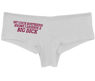 My Cuck Boyfriend Knows I Deserve A Big Dick - White Boy Short