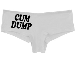 Cum Dump - Bold Design - White Boy Short