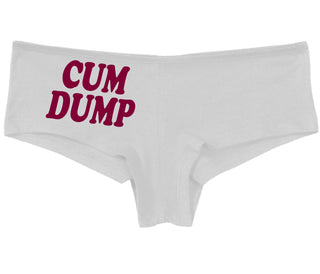 Cum Dump - Bold Design - White Boy Short