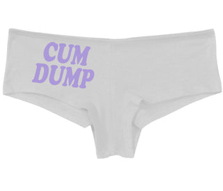 Cum Dump - Bold Design - White Boy Short