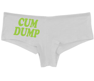 Cum Dump - Bold Design - White Boy Short