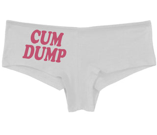 Cum Dump - Bold Design - White Boy Short