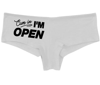Cum In I'm Open - White Boy Short