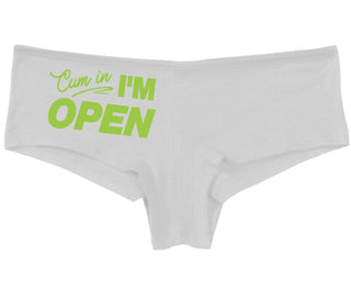 Cum In I'm Open - White Boy Short