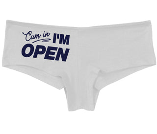 Cum In I'm Open - White Boy Short