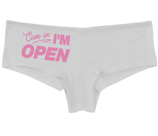 Cum In I'm Open - White Boy Short