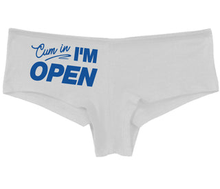 Cum In I'm Open - White Boy Short