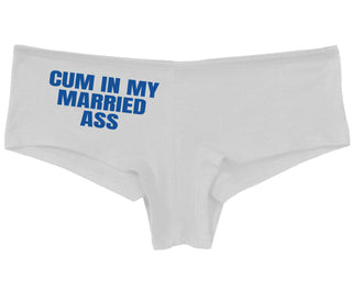 Cum In My Married Ass - White Boy Short