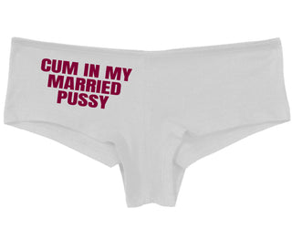 Cum In My Married Pussy - White Boy Short
