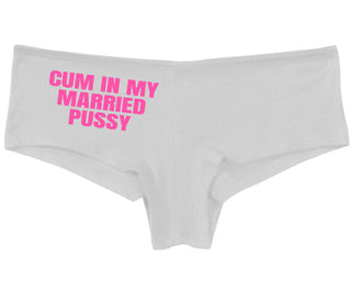 Cum In My Married Pussy - White Boy Short