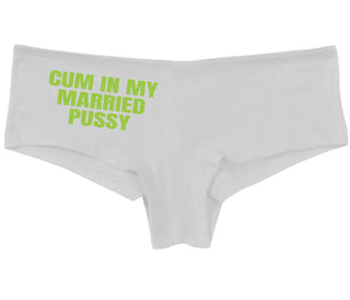 Cum In My Married Pussy - White Boy Short