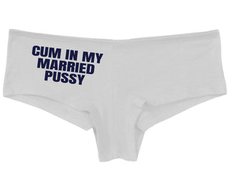 Cum In My Married Pussy - White Boy Short