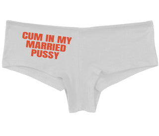 Cum In My Married Pussy - White Boy Short