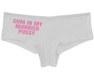 Cum In My Married Pussy - White Boy Short
