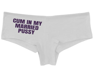Cum In My Married Pussy - White Boy Short