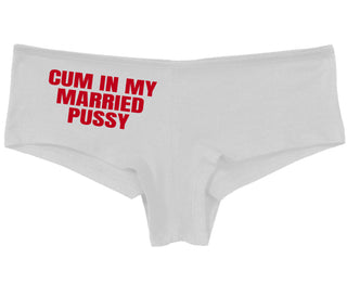 Cum In My Married Pussy - White Boy Short