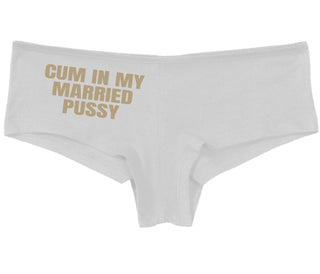 Cum In My Married Pussy - White Boy Short