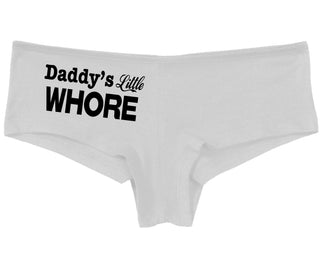 Daddys Little Whore - White Boy Short