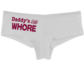 Daddys Little Whore - White Boy Short