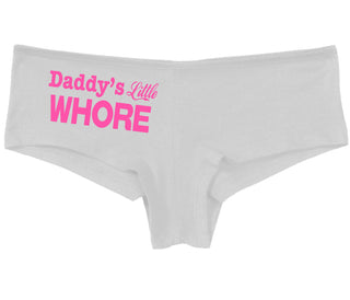 Daddys Little Whore - White Boy Short