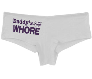 Daddys Little Whore - White Boy Short
