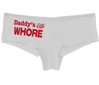 Daddys Little Whore - White Boy Short