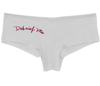 Debrief Me - White Boy Short