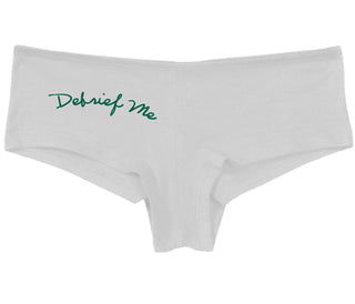 Debrief Me - White Boy Short
