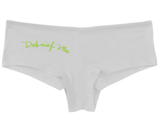 Debrief Me - White Boy Short