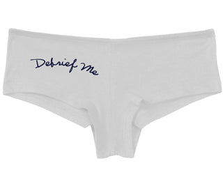 Debrief Me - White Boy Short
