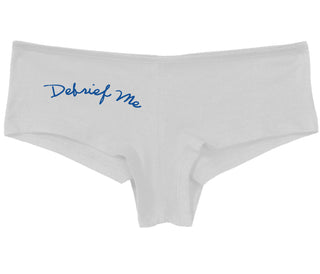 Debrief Me - White Boy Short