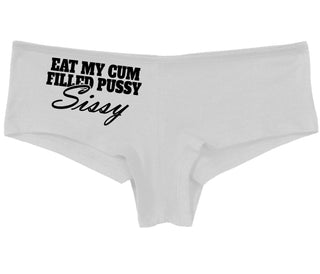 Eat My Cum Filled Pussy Sissy  Cuck - White Boy Short