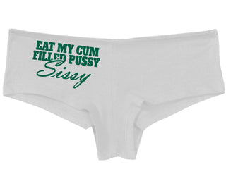 Eat My Cum Filled Pussy Sissy  Cuck - White Boy Short