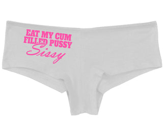 Eat My Cum Filled Pussy Sissy  Cuck - White Boy Short