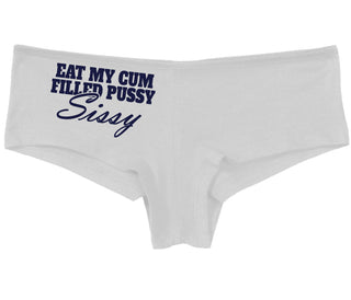 Eat My Cum Filled Pussy Sissy  Cuck - White Boy Short