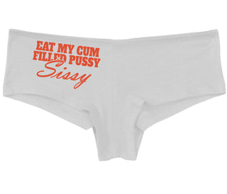 Eat My Cum Filled Pussy Sissy  Cuck - White Boy Short