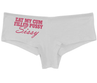 Eat My Cum Filled Pussy Sissy  Cuck - White Boy Short