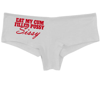 Eat My Cum Filled Pussy Sissy  Cuck - White Boy Short