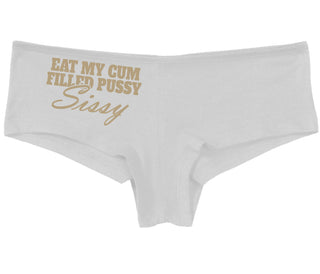 Eat My Cum Filled Pussy Sissy  Cuck - White Boy Short