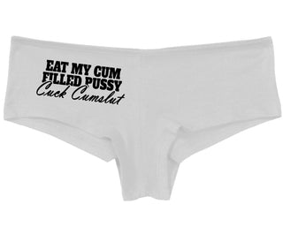 Eat My Cum Filled Pussy  Cuck Cumslut - White Boy Short
