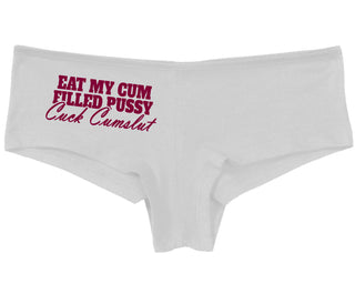 Eat My Cum Filled Pussy  Cuck Cumslut - White Boy Short