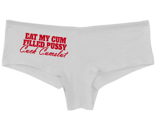 Eat My Cum Filled Pussy  Cuck Cumslut - White Boy Short